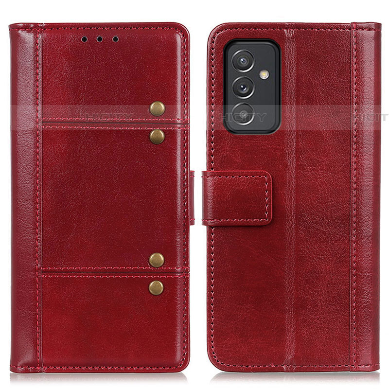 Funda de Cuero Cartera con Soporte Carcasa M06L para Samsung Galaxy A05s Rojo