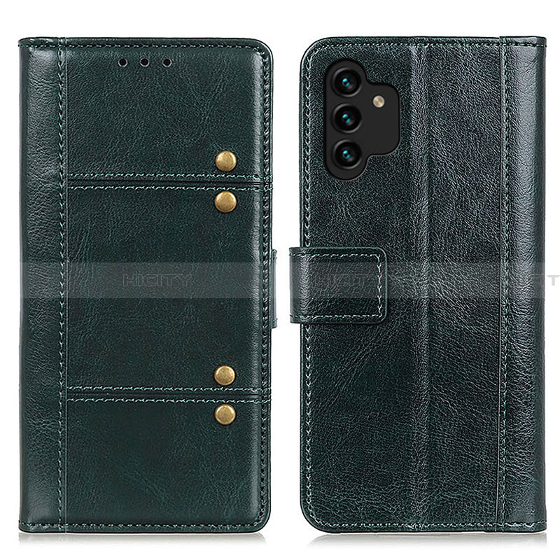 Funda de Cuero Cartera con Soporte Carcasa M06L para Samsung Galaxy A13 4G Verde