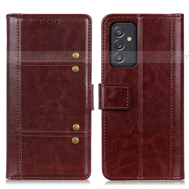 Funda de Cuero Cartera con Soporte Carcasa M06L para Samsung Galaxy A82 5G Marron