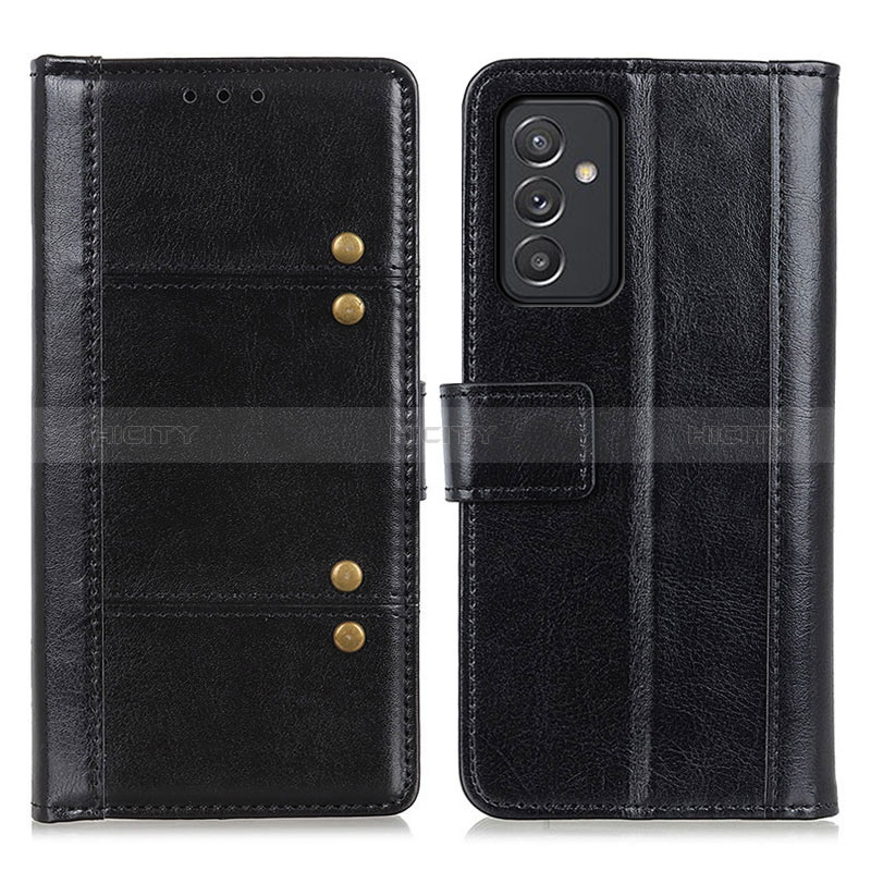 Funda de Cuero Cartera con Soporte Carcasa M06L para Samsung Galaxy Quantum2 5G Negro