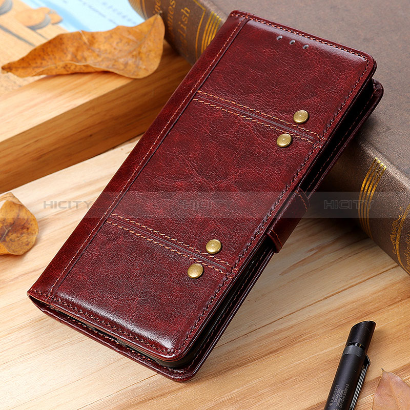 Funda de Cuero Cartera con Soporte Carcasa M06L para Xiaomi Mi 10S 5G Marron