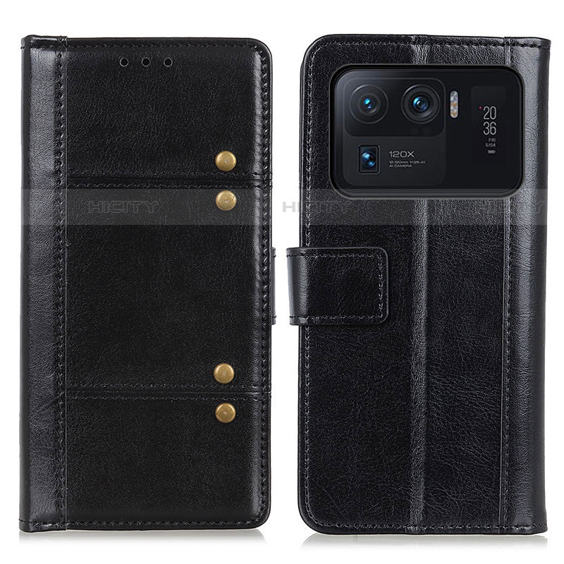 Funda de Cuero Cartera con Soporte Carcasa M06L para Xiaomi Mi 11 Ultra 5G Negro