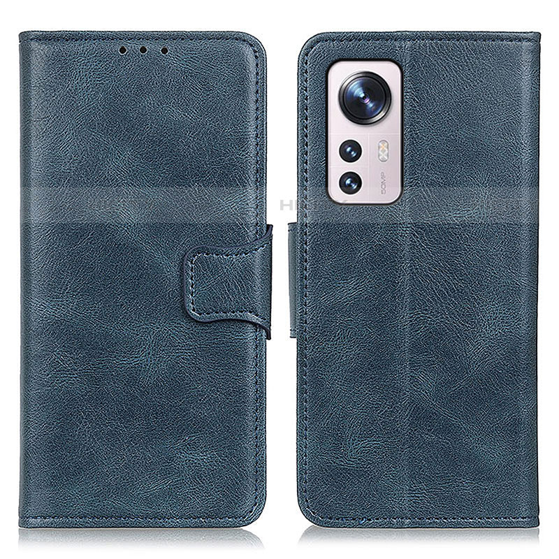 Funda de Cuero Cartera con Soporte Carcasa M06L para Xiaomi Mi 12X 5G Azul