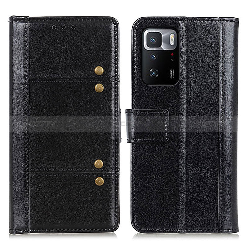 Funda de Cuero Cartera con Soporte Carcasa M06L para Xiaomi Poco X3 GT 5G Negro