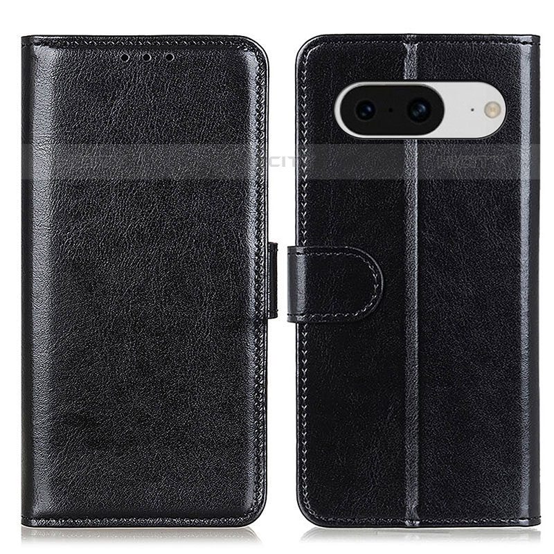 Funda de Cuero Cartera con Soporte Carcasa M07L para Google Pixel 8 5G Negro