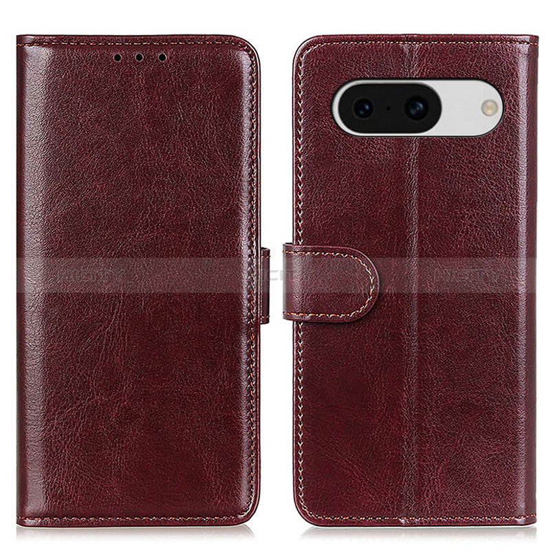 Funda de Cuero Cartera con Soporte Carcasa M07L para Google Pixel 8a 5G Marron