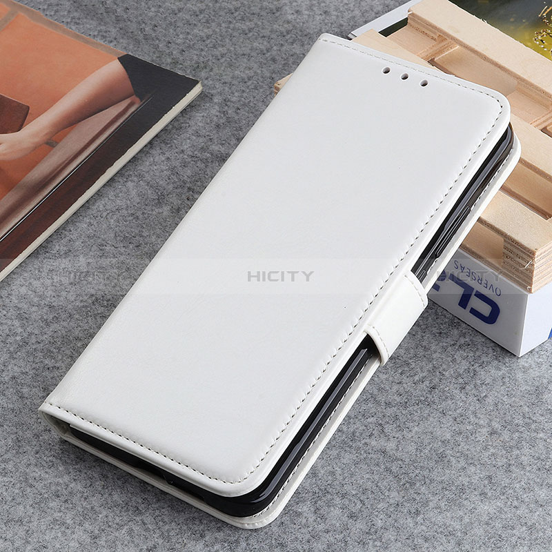 Funda de Cuero Cartera con Soporte Carcasa M07L para Huawei Honor 10X Lite Blanco