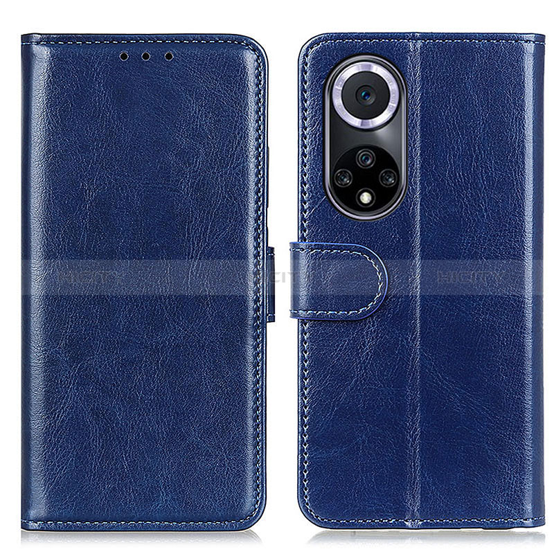 Funda de Cuero Cartera con Soporte Carcasa M07L para Huawei Honor 50 5G Azul