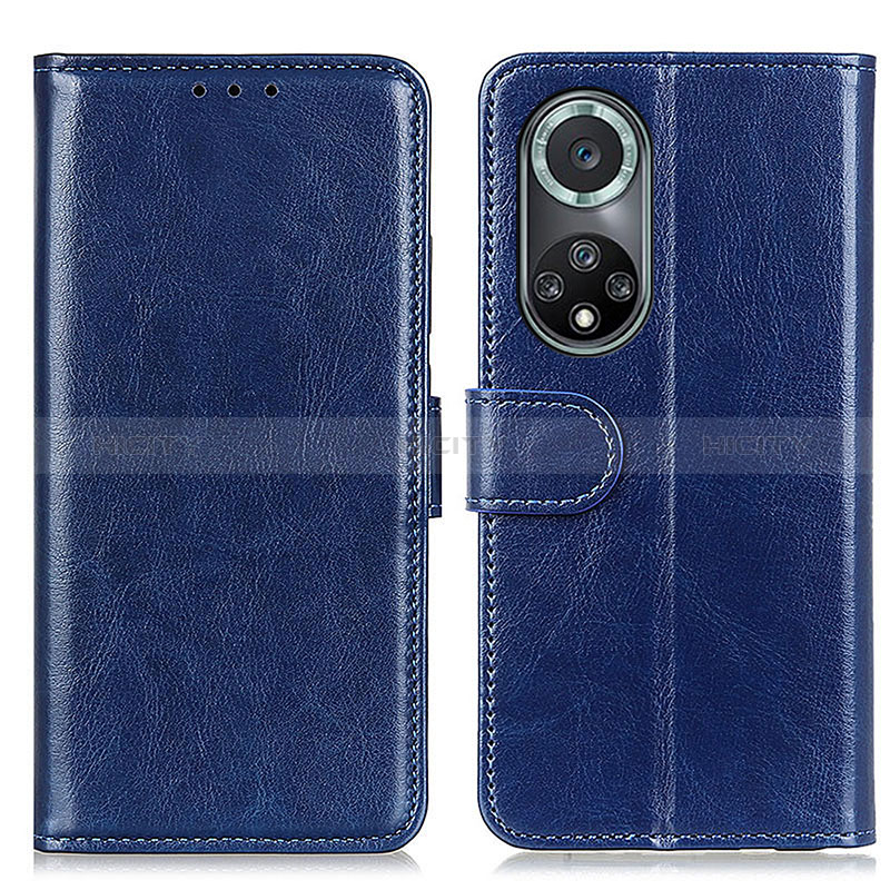 Funda de Cuero Cartera con Soporte Carcasa M07L para Huawei Honor 50 Pro 5G Azul