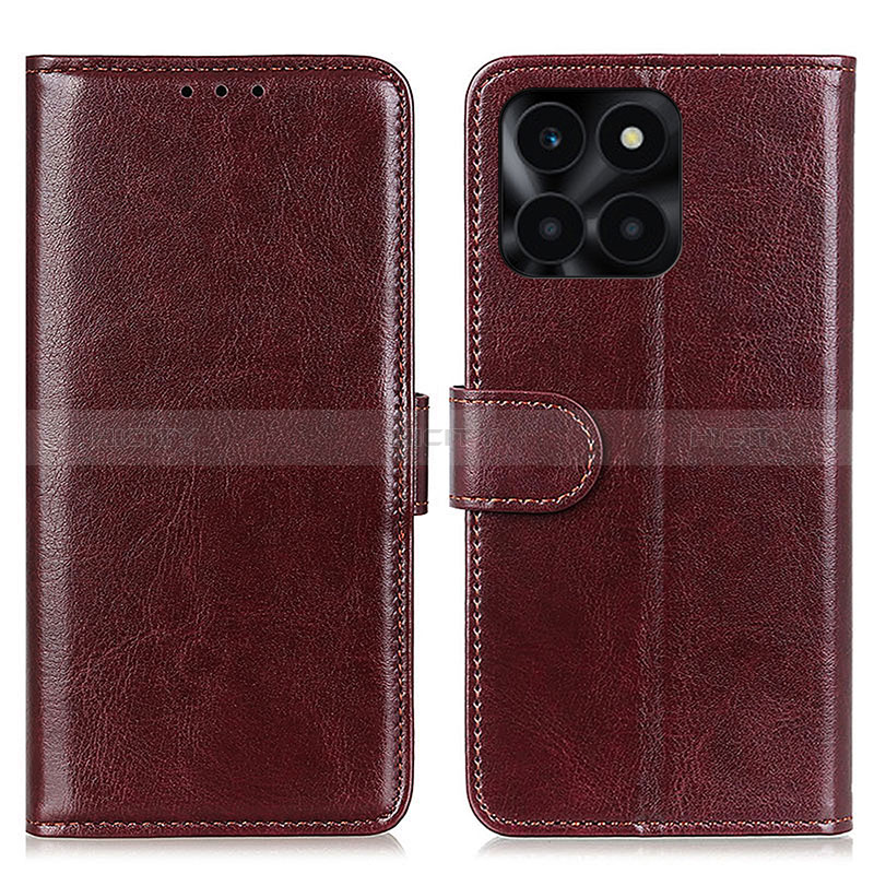 Funda de Cuero Cartera con Soporte Carcasa M07L para Huawei Honor X6a