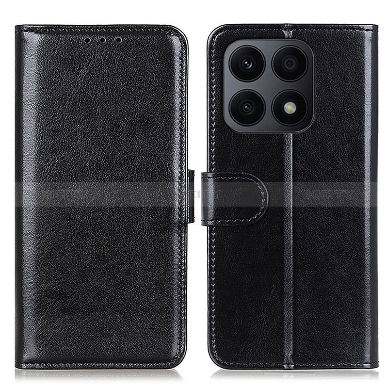 Funda de Cuero Cartera con Soporte Carcasa M07L para Huawei Honor X8a 4G Negro