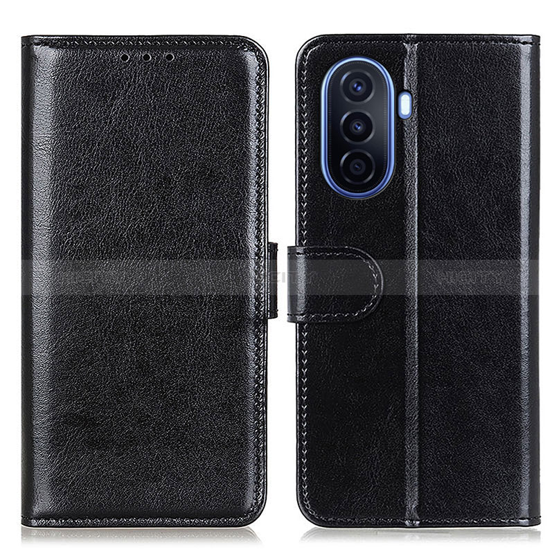 Funda de Cuero Cartera con Soporte Carcasa M07L para Huawei Nova Y71 Negro