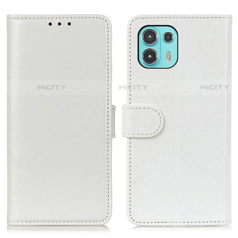 Funda de Cuero Cartera con Soporte Carcasa M07L para Motorola Moto Edge 20 Lite 5G Blanco