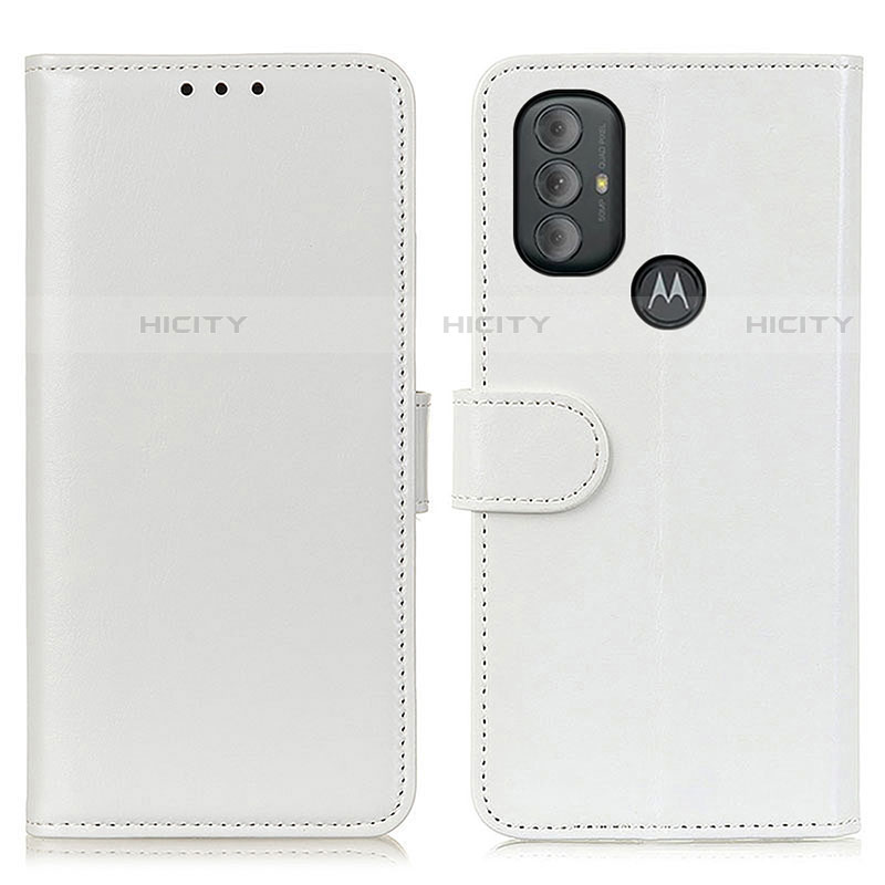 Funda de Cuero Cartera con Soporte Carcasa M07L para Motorola Moto G Play (2023) Blanco