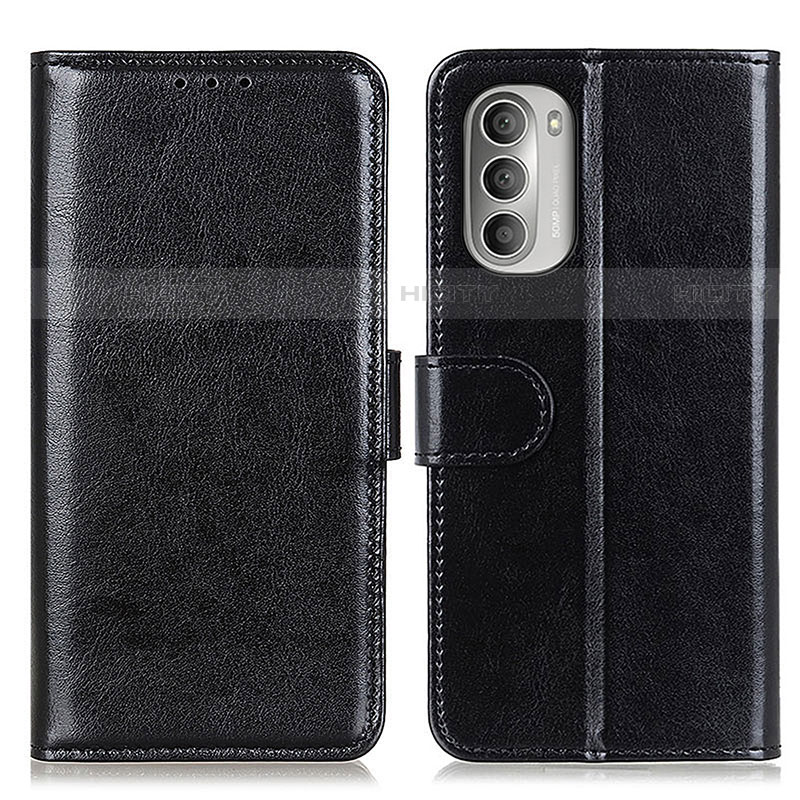 Funda de Cuero Cartera con Soporte Carcasa M07L para Motorola Moto G Stylus (2022) 4G Negro