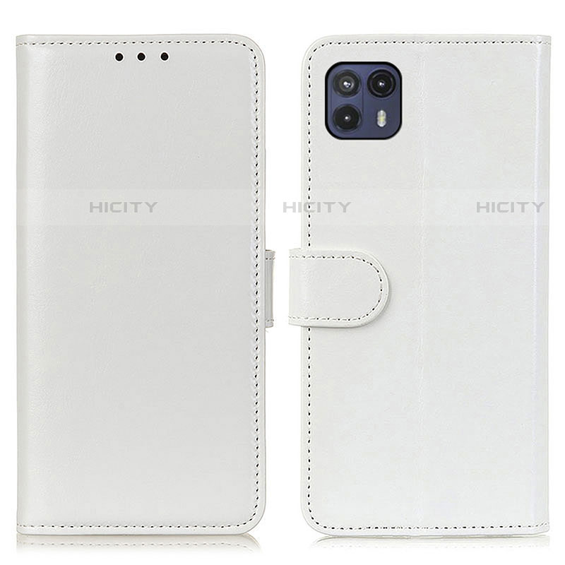 Funda de Cuero Cartera con Soporte Carcasa M07L para Motorola Moto G50 5G Blanco