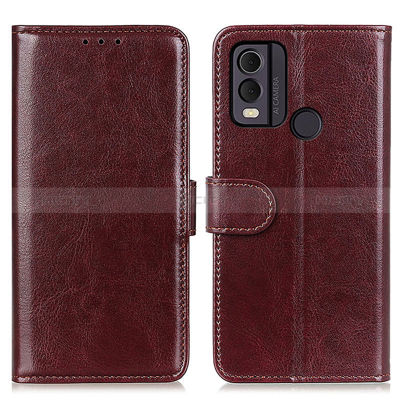 Funda de Cuero Cartera con Soporte Carcasa M07L para Nokia C22 Marron