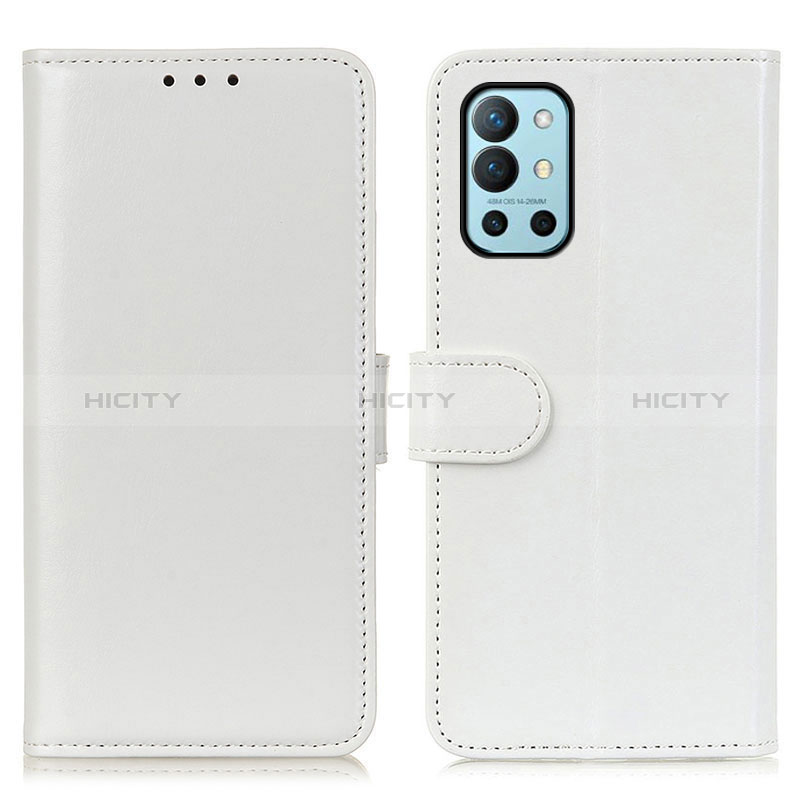 Funda de Cuero Cartera con Soporte Carcasa M07L para OnePlus 9R 5G Blanco