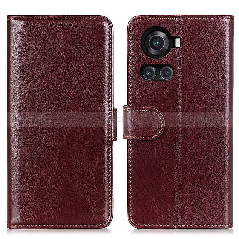 Funda de Cuero Cartera con Soporte Carcasa M07L para OnePlus Ace 5G Marron