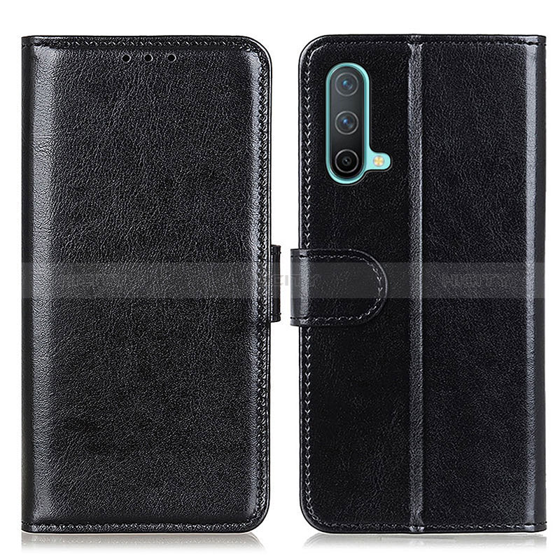 Funda de Cuero Cartera con Soporte Carcasa M07L para OnePlus Nord CE 5G Negro