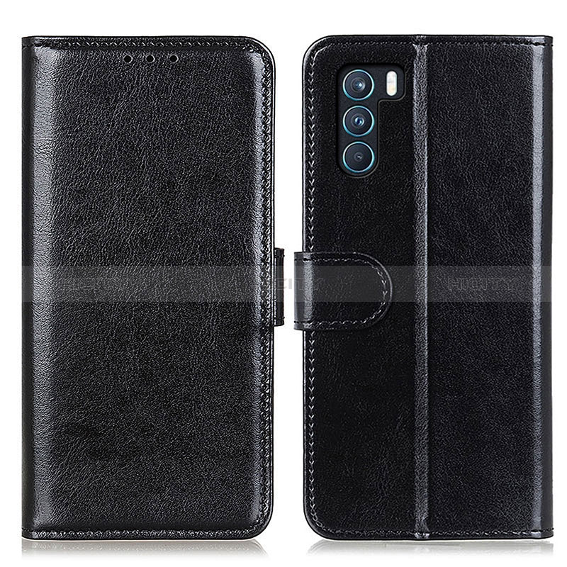 Funda de Cuero Cartera con Soporte Carcasa M07L para Oppo K9 Pro 5G Negro