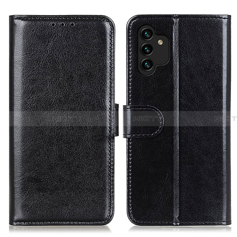 Funda de Cuero Cartera con Soporte Carcasa M07L para Samsung Galaxy A13 4G Negro