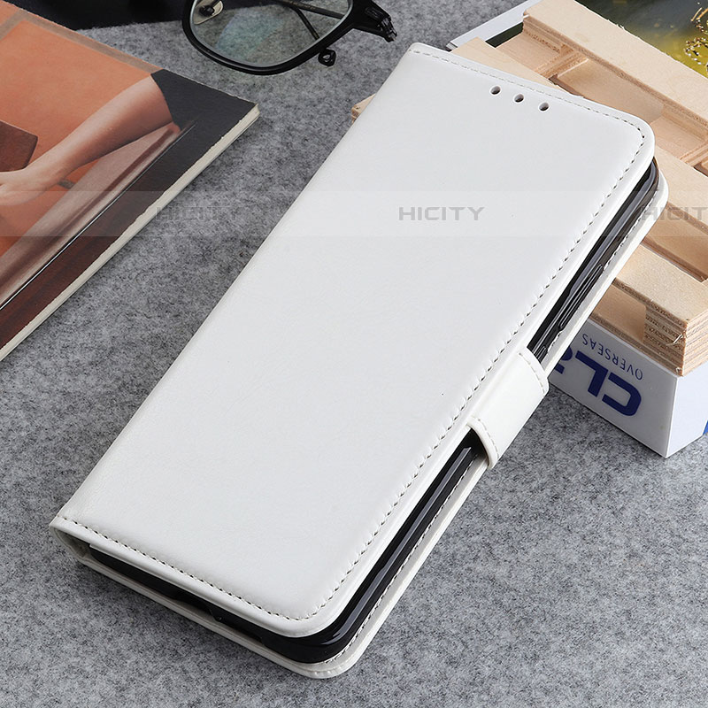 Funda de Cuero Cartera con Soporte Carcasa M07L para Samsung Galaxy A52 4G Blanco