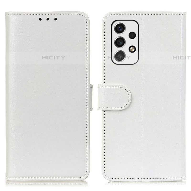 Funda de Cuero Cartera con Soporte Carcasa M07L para Samsung Galaxy A53 5G Blanco