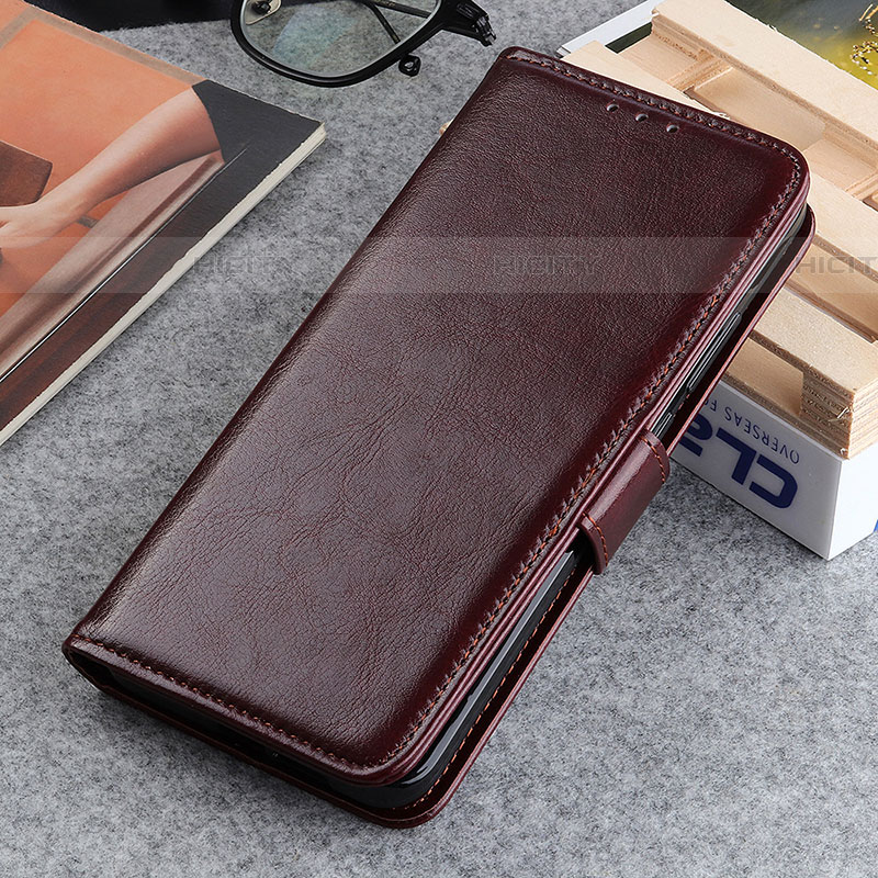 Funda de Cuero Cartera con Soporte Carcasa M07L para Samsung Galaxy A72 4G Marron