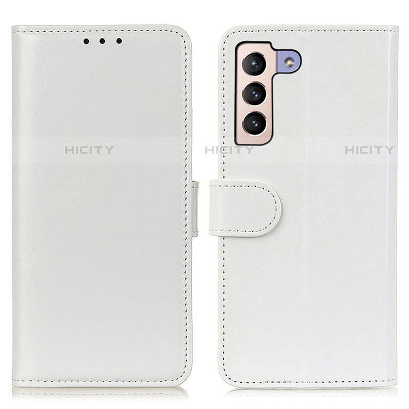 Funda de Cuero Cartera con Soporte Carcasa M07L para Samsung Galaxy S21 5G Blanco