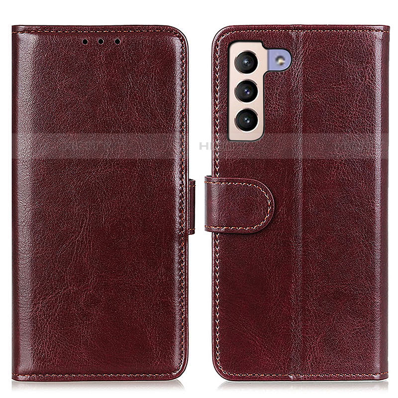 Funda de Cuero Cartera con Soporte Carcasa M07L para Samsung Galaxy S23 5G Marron