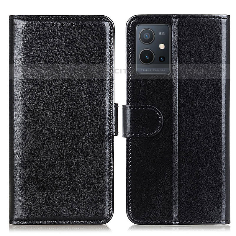 Funda de Cuero Cartera con Soporte Carcasa M07L para Vivo T1 5G India Negro