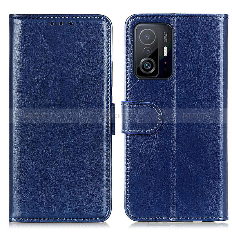 Funda de Cuero Cartera con Soporte Carcasa M07L para Xiaomi Mi 11T 5G Azul