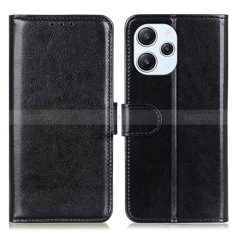 Funda de Cuero Cartera con Soporte Carcasa M07L para Xiaomi Redmi 12 4G Negro