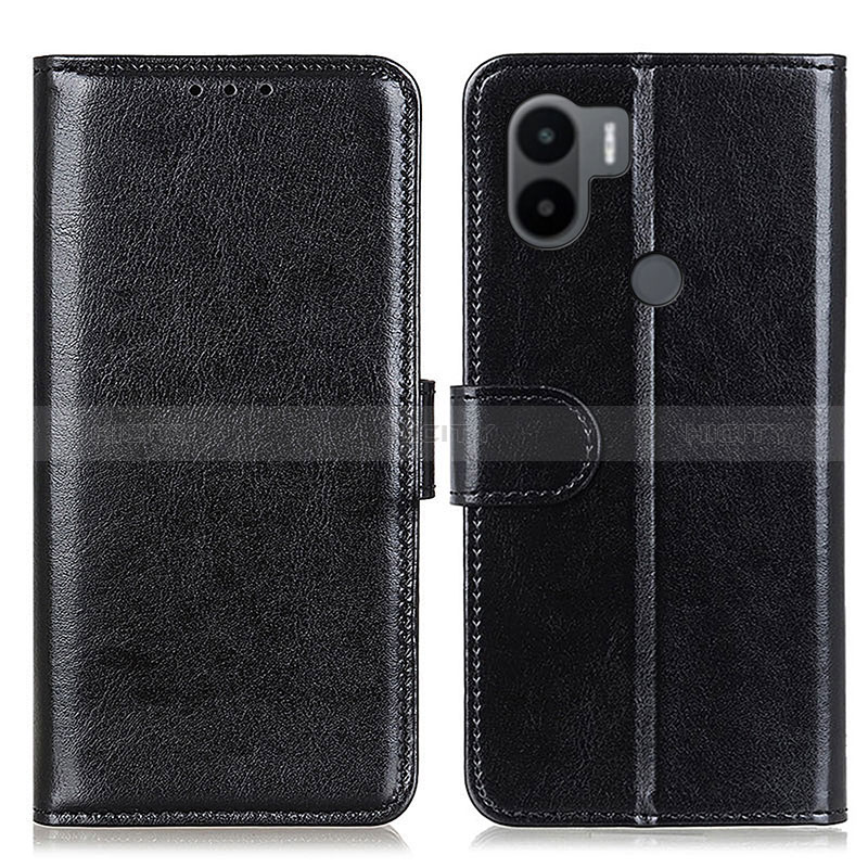 Funda de Cuero Cartera con Soporte Carcasa M07L para Xiaomi Redmi A1 Plus Negro