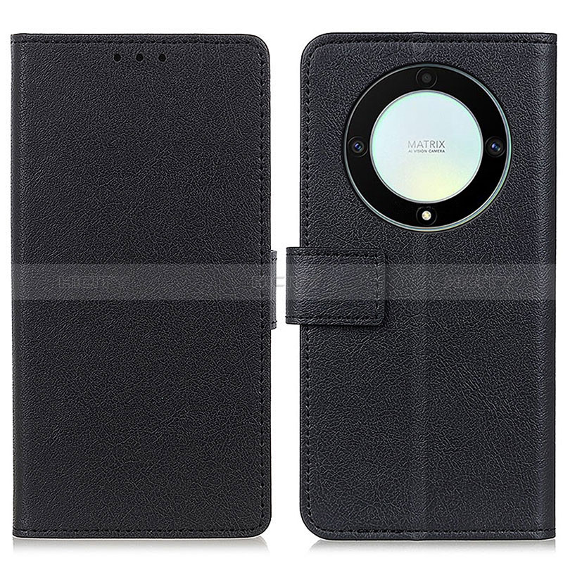 Funda de Cuero Cartera con Soporte Carcasa M08L para Huawei Honor X9a 5G Negro