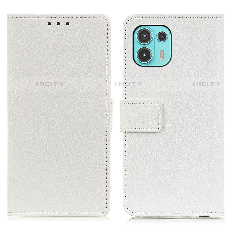 Funda de Cuero Cartera con Soporte Carcasa M08L para Motorola Moto Edge 20 Lite 5G Blanco