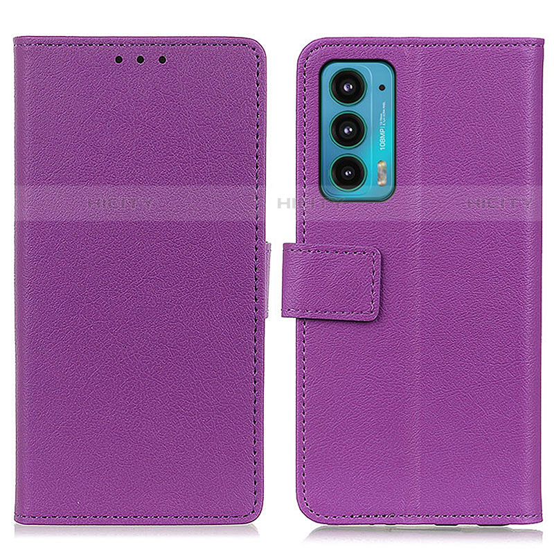 Funda de Cuero Cartera con Soporte Carcasa M08L para Motorola Moto Edge Lite 5G