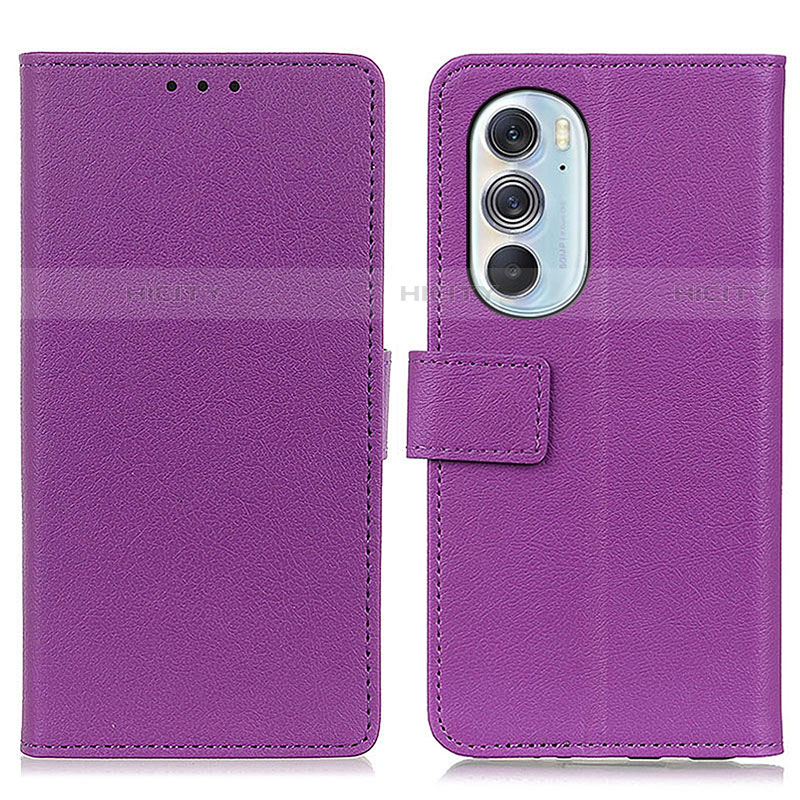 Funda de Cuero Cartera con Soporte Carcasa M08L para Motorola Moto Edge Plus (2022) 5G