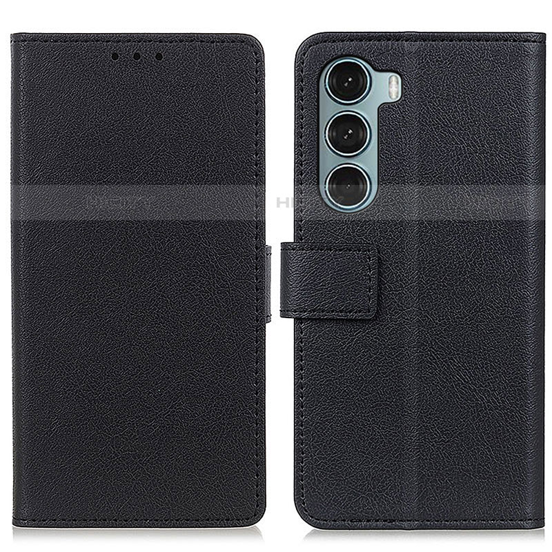 Funda de Cuero Cartera con Soporte Carcasa M08L para Motorola Moto Edge S30 5G Negro