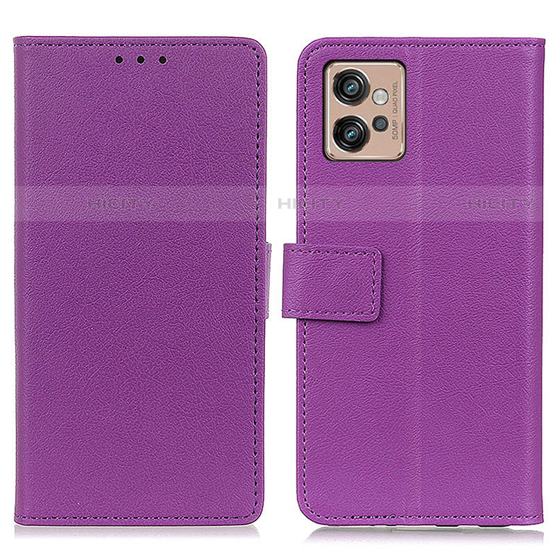 Funda de Cuero Cartera con Soporte Carcasa M08L para Motorola Moto G32