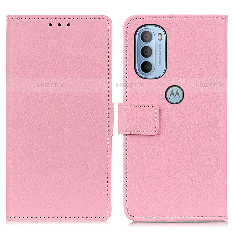 Funda de Cuero Cartera con Soporte Carcasa M08L para Motorola Moto G41 Rosa