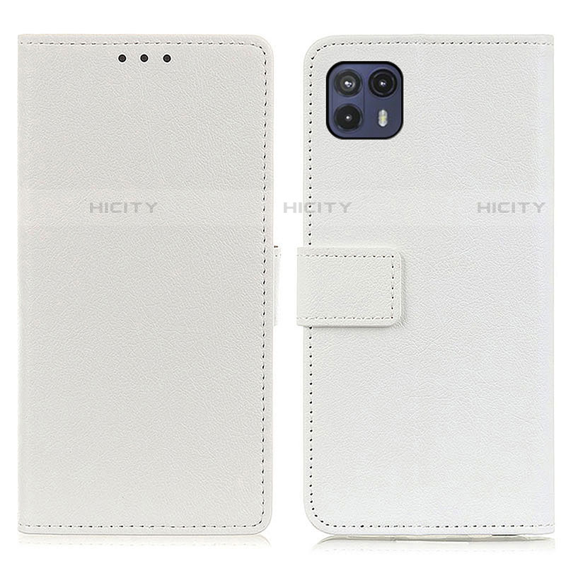 Funda de Cuero Cartera con Soporte Carcasa M08L para Motorola Moto G50 5G Blanco