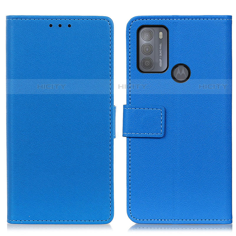 Funda de Cuero Cartera con Soporte Carcasa M08L para Motorola Moto G50 Azul