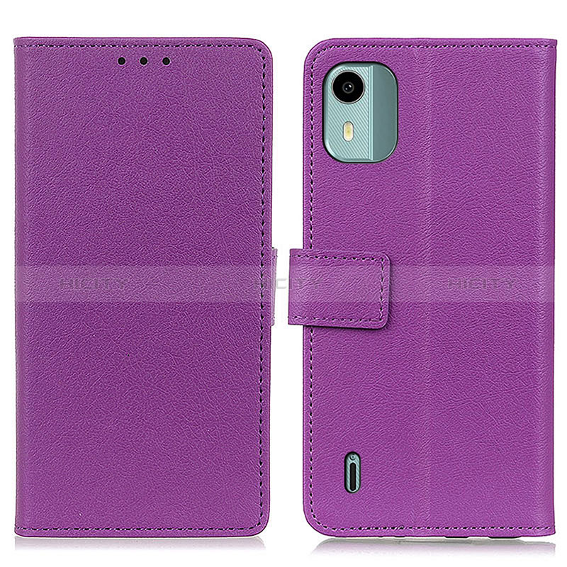 Funda de Cuero Cartera con Soporte Carcasa M08L para Nokia C12 Pro