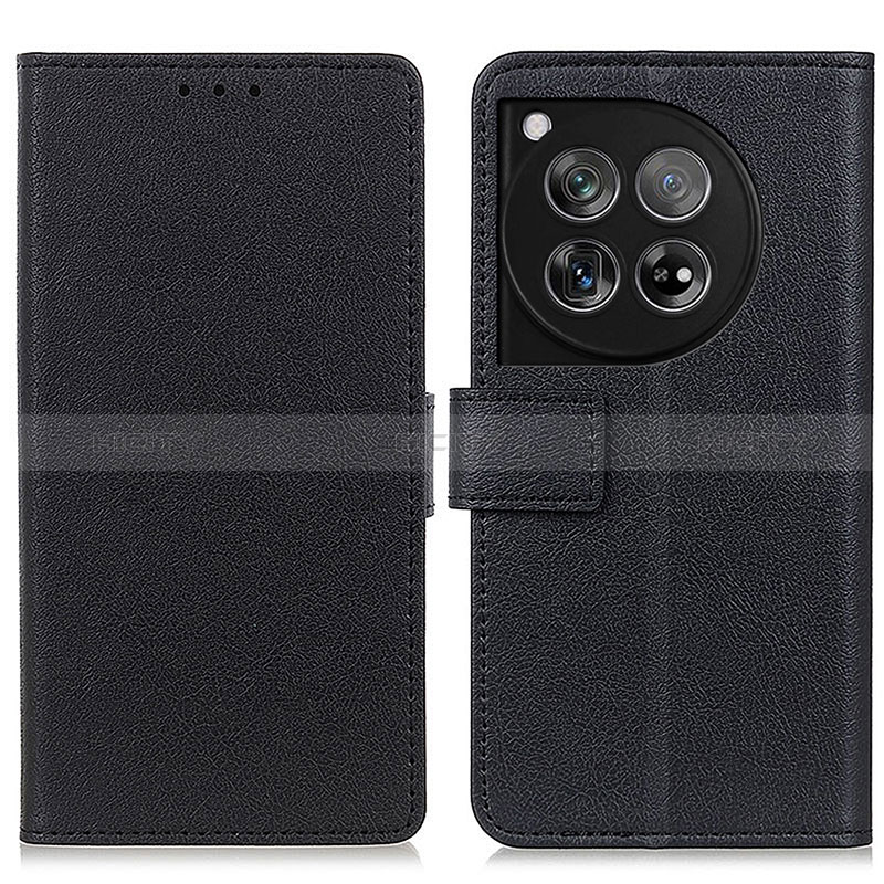 Funda de Cuero Cartera con Soporte Carcasa M08L para OnePlus 12R 5G Negro