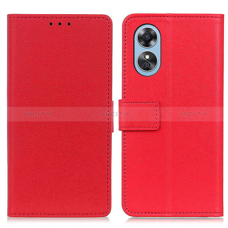 Funda de Cuero Cartera con Soporte Carcasa M08L para Oppo A17