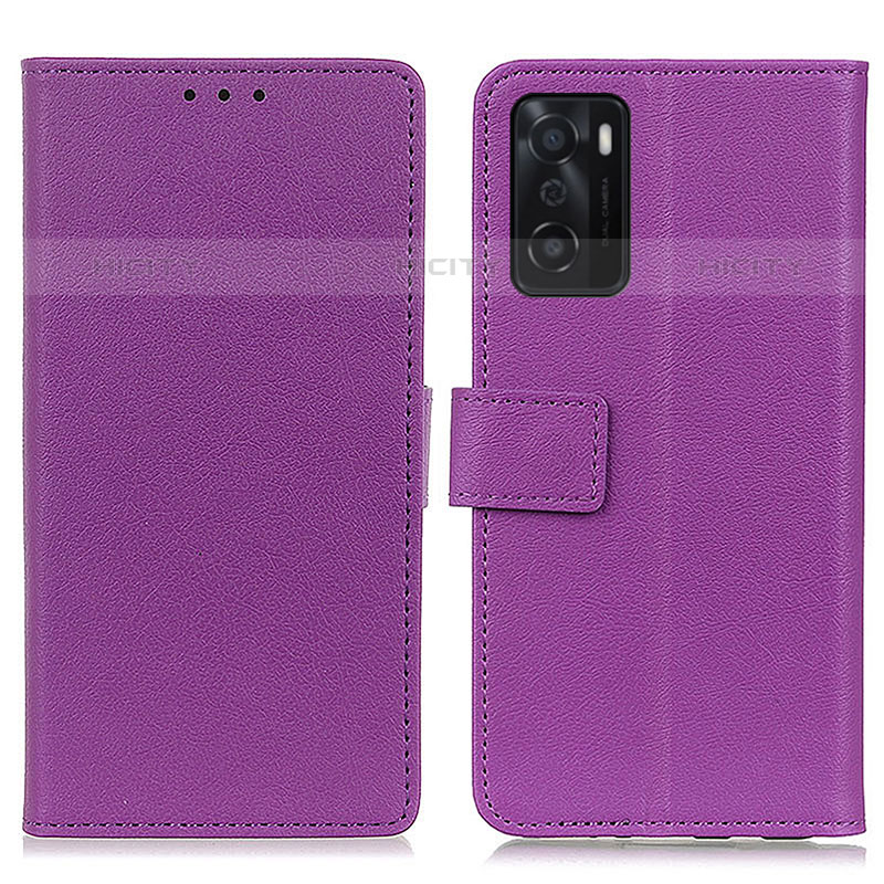 Funda de Cuero Cartera con Soporte Carcasa M08L para Oppo A55S 5G