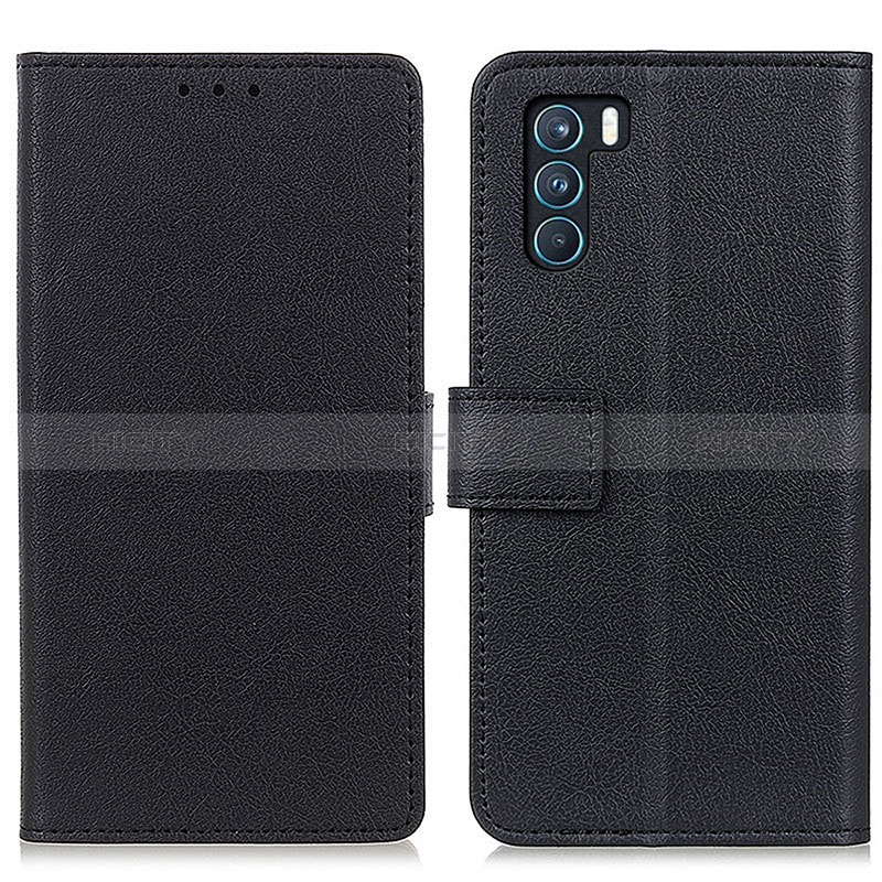 Funda de Cuero Cartera con Soporte Carcasa M08L para Oppo K9 Pro 5G Negro