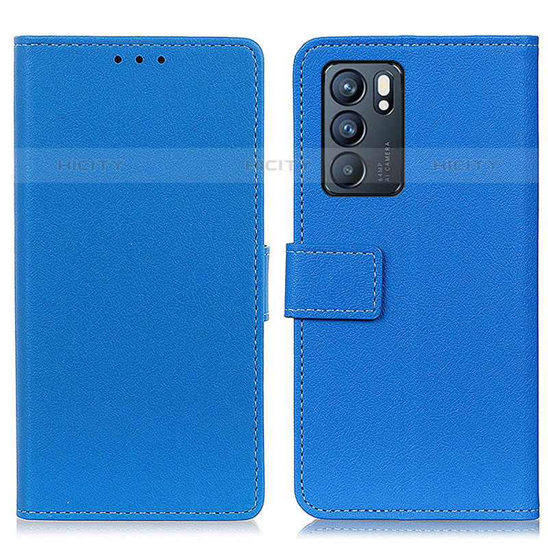 Funda de Cuero Cartera con Soporte Carcasa M08L para Oppo Reno6 5G